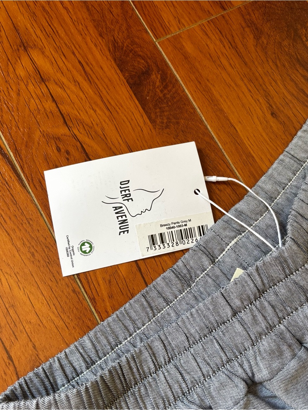 NWT Djerf Avenue Grey Breezy Pants sz M - Picture 6 of 6
